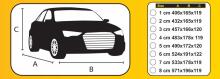 PEVA CAR COVER SHIELD SIZE 524x191x122 cm