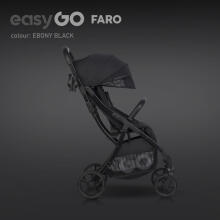 EASY GO Children's Stroller FARO EBONY BLACK