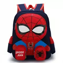 Children School Backpack Spiderman Art.258561 Dark Blue Backpack