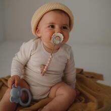 Frigg Limited Autumn Collection Latex Art.258809 Maple/Cocao Pacifier (nipple) made of 100% natural rubber 0-6 months (2 pcs.)