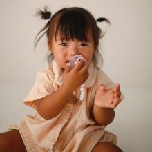 Frigg Daisy Round Latex Art.101947 Peony/Cedar Pacifier (nipple) made of 100% natural rubber 6-18 months (2 pcs.)