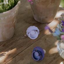 Frigg Daisy Round Latex Art.76222484 Biscuit/Cream Pacifier (nipple) made of 100% natural rubber 6-18 months (2 pcs.)