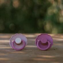 Frigg Daisy Round Latex Art.76222486 Aurora/Croissant Pacifier (nipple) made of 100% natural rubber 6-18 months (2 pcs.)