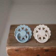 Frigg Fairytale Round Latex Art.100154 The Ugly Duckling/The Emperors New Clothes  Pacifier (nipple) made of 100% natural rubber 6-18 months (2 pcs.)