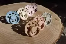 Frigg Fairytale Round Silicone Art.100147 The Princess and the Pea/Thumbelina Pacifier (nipple) made of 100% natural rubber 0-6 months (2 pcs.)