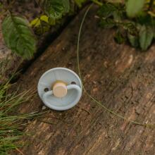 Frigg Little Viking Round Latex  Art.1101539 Harald/Bjorn  Pacifier (nipple) made of 100% natural rubber 0-6 months (2 pcs.)