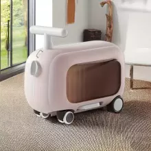 Travel Boarding Luggage Suitcase Art.260369 Blue  Чемодан-сиденье на колесах 3 в 1