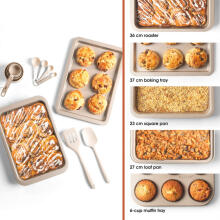 Salter BW12603G1EU7 Bakes 5-Piece Baking Set - Gold