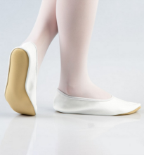 Bebe Basic Hip-Hop Gymnastics Shoes Art.SB120 Terracota Gimnastikos bateliai su odiniais padais