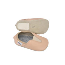 Bebe Basic Kids Hip-Hop Punsa Gymnastics Shoes Art.SB130 Beige Barefoot Gym Slippers