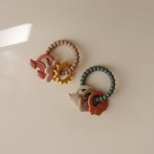Mushie  Silicone  Teether Ring Art.101322 Silikoninis barškutis (100 % natūralus)