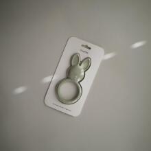 Mushie  Silicone Teether Bunny Art.2560471 Силиконовая погремушка (100% натуральная)