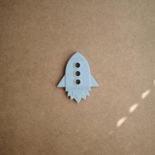 Mushie  Silicone Teether Rocket Art.2560455 Silikoninis barškutis (100 % natūralus)