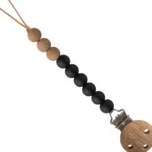 Mushie Silicone Pacifier Clip Eva Art.2090042 Clementine  Pacifier holder