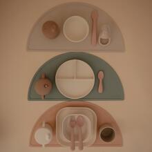 Mushie Silicone Starter Spoon Art.101352 Sand Soft silicone spoon (2 pcs.)