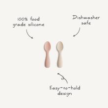 Mushie Silicone Starter Spoon Art.101354 Tradewinds Soft silicone spoon (2 pcs.)