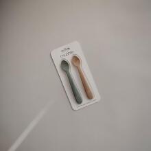 Mushie Silicone Feeding Spoon Art.2360442 Soft silicone spoon (2 pcs.)