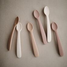 Mushie Silicone Feeding Spoon Art.2360272 Soft silicone spoon (2 pcs.)