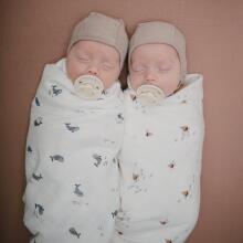 Mushie Muslin Swaddle Art.101242 Green Paisley