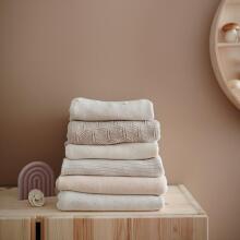 Mushie Knitted Baby Blanket  Art.2180335 Desert Rose