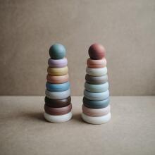 Mushie  Ringtower Art.2420230  Vaikų piramidė