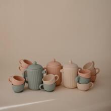 Mushie Silicone Tea Play Set Art.102021 Blush Набор силиконовой посуды