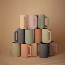 Mushie Bath Rinser Cup Art.101908 Cambridge Blue Кувшин для смывания шампуня для детей