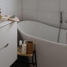 Mushie Bath Rinser Cup Art.101908 Cambridge Blue Кувшин для смывания шампуня для детей