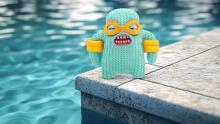 Fuggler Vacay Vibes – плюшевая игрушка (Mr Needles, мятный)