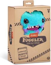 Fuggler Laboratory Misfits by ZURU juokingas bjaurus monstras, pliušinis kolekcinis žaislas – MC Goo - mėlyna ir violetinė, vaikiškas minkštas žaislas