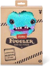 Fuggler Laboratory Misfits by ZURU juokingas bjaurus monstras, pliušinis kolekcinis žaislas – MC Goo - mėlyna ir violetinė, vaikiškas minkštas žaislas