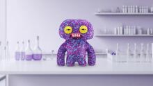 Fuggler Laboratory Misfits by ZURU juokingas bjaurus monstras, pliušinis kolekcinis žaislas – Squidge - daugiaspalvis, vaikiškas minkštas žaislas