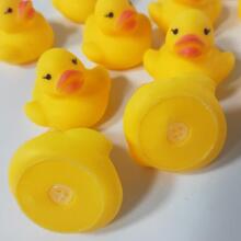 Quack-tastic Mini Tiny Duck Art.26419 Miniature Resin Ducks Yellow Tiny Duckies Figures for Micro Landscape Aquarium Dollhouse Ornament Mini Ducks DIY 4X3cm