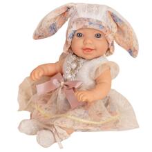WOOPIE ROYAL kūdikio lėlė 24 cm su suknele ir triušio kepure