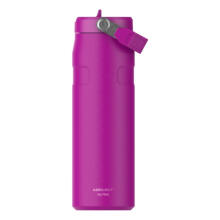 Termosas su šiaudeliu &bdquo;The IceFlow Bottle Flip Straw 2.0&ldquo; 0,7 l, violetinis