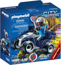 PLAYMOBIL Policijos keturratis 71092