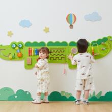 VIGA Sensory Manipulative Board Crocodile FSC Certified Montessori