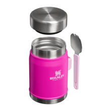 Termosas maistui Legendinis maisto indelis + Spork 0,4 l fuksija