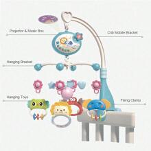 Muzikālais karuselis ar projektopru Art.22893 Musical Baby Crib Mobile with Lights & Music Projection – Remote Control Crib Toy for Newborns