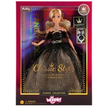 WOOPIE ROYAL Doll Lily 30 cm Long Blonde Hair Black Evening Gown