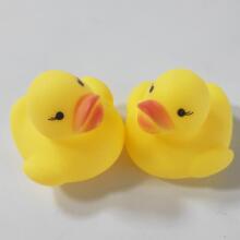 Quack-tastic Mini Tiny 12 Rubber Ducks Art.267879 Miniature Resin Ducks Yellow Tiny Duckies Figures for Micro Landscape Aquarium Dollhouse Ornament Mini Ducks DIY 4X3cm