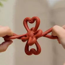 Haakaa Silicone Teether Clover Art.TPS038-OT  Silikoninis barškutis (100 % natūralus)