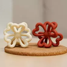Haakaa Silicone Teether Clover Art.TPS038-C  Silikoninis barškutis (100 % natūralus)