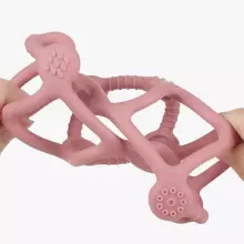 Haakaa Silicone Teething Ball  Art.TPS017-B Blush Silikoninis barškutis (100 % natūralus)