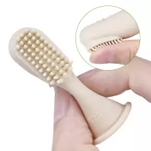 Haakaa  Silicone Finger Toothbrush  Art.TPS036-C Cream
