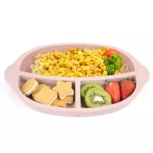 Haakaa Silicone Divided Plate Art.UTE27-BH Blush lėkštė
