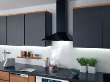 Virtuvinis gartraukis 60 cm Berdsen BT-214 juodas
