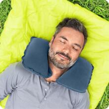 Travel Pillow Neck Roll 37 x 24 x 10 cm Bestway 67006 Blue