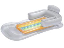 Pučiama čiužinys, kėdė, gultas 161 x 84 cm Bestway 43028 sidabrinė