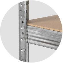 Metalinė saugojimo lentyna 150 x 75 x 30 cm Humberg HR-810